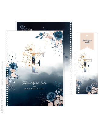 Capa Extra Removível Azure Letter II