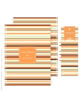 Capa Extra Removível Chocolate Tangerine