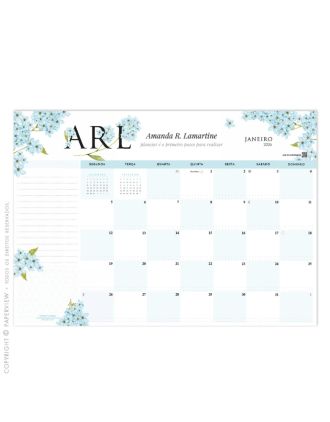 Desk Planner Mensal 2026 | Allure Letters