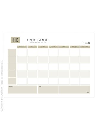 Desk Planner Semanal | Code