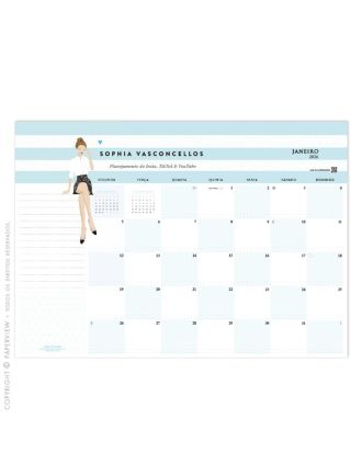 Desk Planner Mensal 2026 | Déborah Look