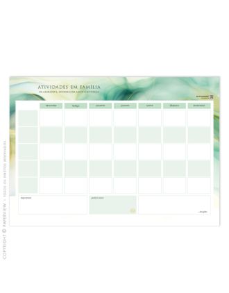 Desk Planner Semanal | Scarf L'Océan