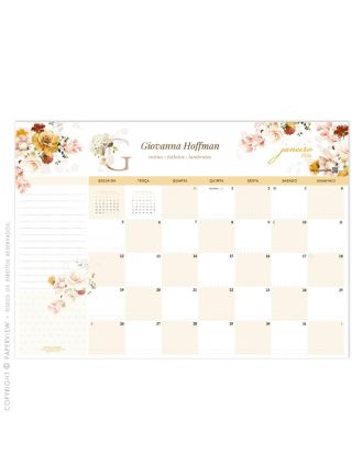 Desk Planner Mensal 2026 | Splendore