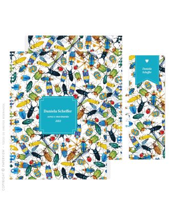 Capa Extra Removível Insetos Colorful