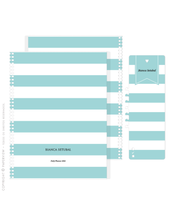 Capa Extra Removível Alistre-se Acqua