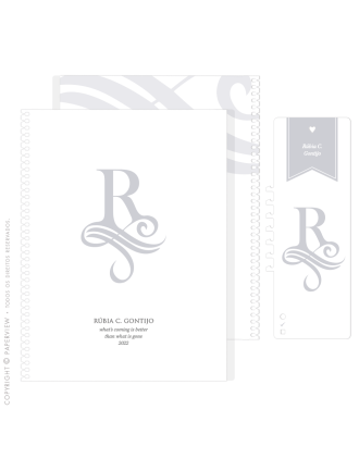 Capa Extra Removível Classic Letter Block