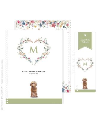 Capa Extra Removível Dogs Monogram