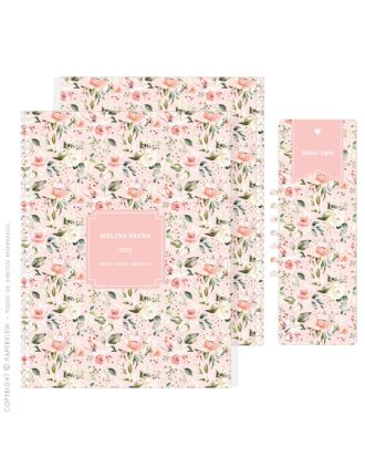 Capa Extra Removível Floral Vintage Blush