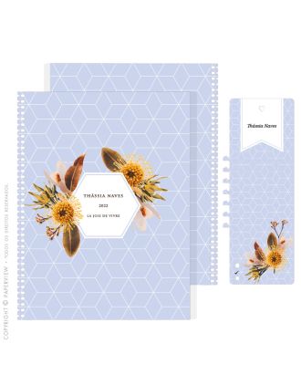 Capa Extra Removível Native Sunshine Blue Paper