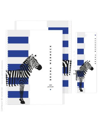 Capa Extra Removível Zebra Alistre-se Royal