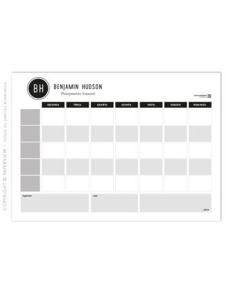 Desk Planner Semanal | Orb