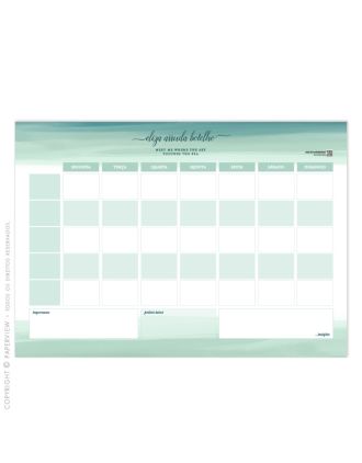 Desk Planner Semanal | Dérive