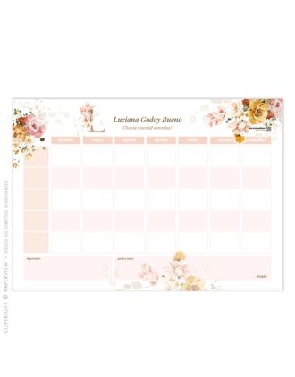 Desk Planner Semanal | Splendore